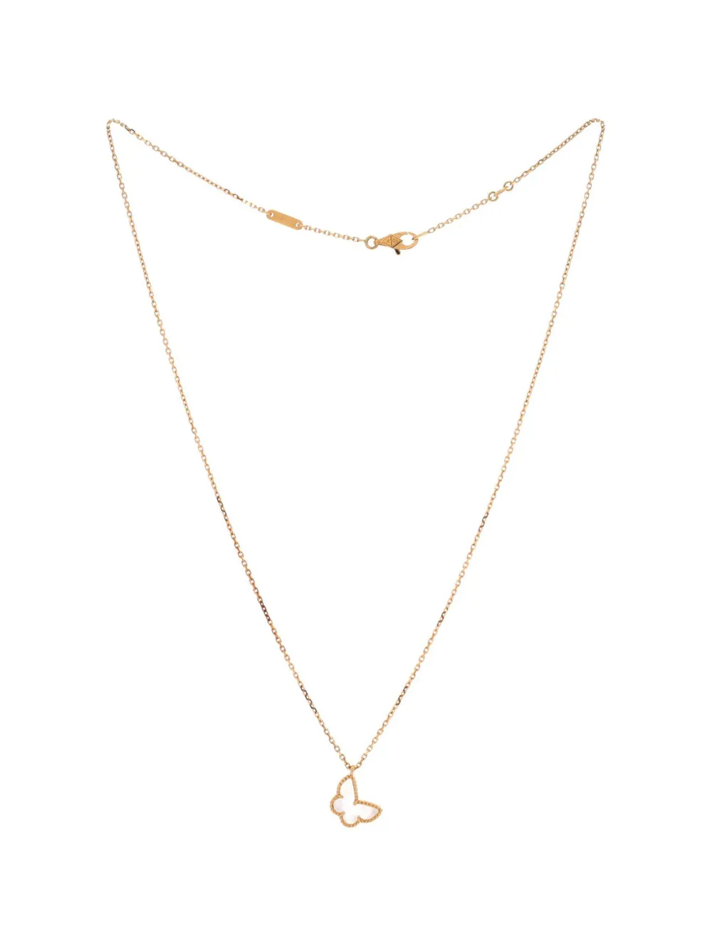 Van Cleef & Arpels Pre-Owned Collana con pendente Sweet Alhambra in oro giallo 18 carati e madreperla