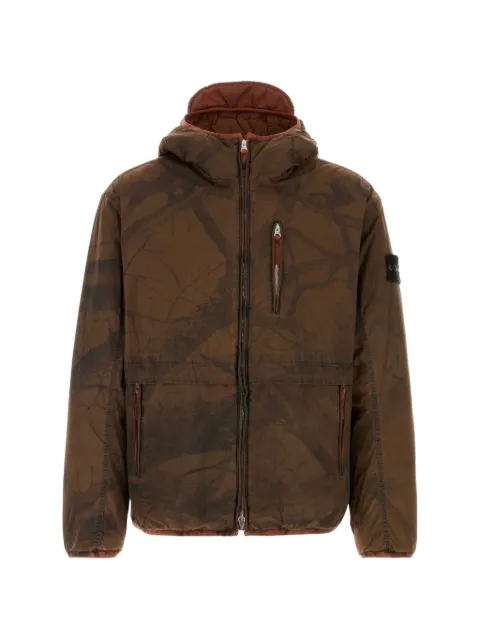 Stone Island 4100044 laser forest camo Crinkle Reps-TC parka