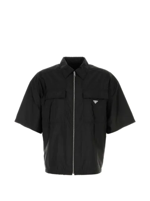 Prada Re-Nylon zip-up shirt