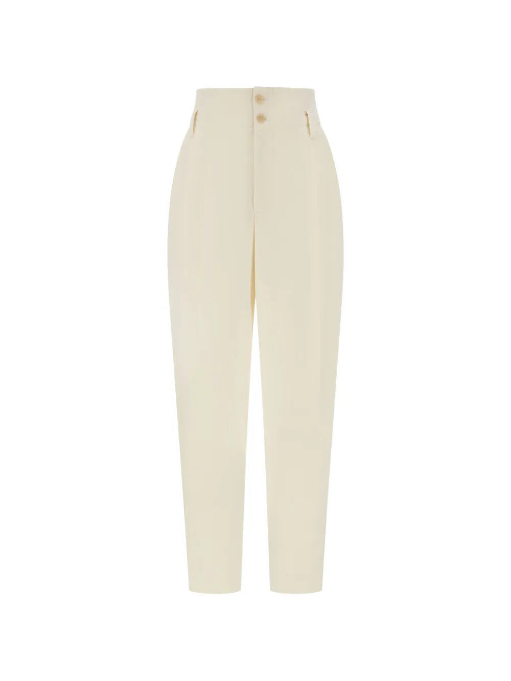 Alberta Ferretti high-waisted tapered trousers Beige