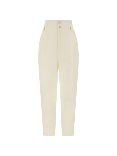 Alberta Ferretti high-waisted tapered trousers