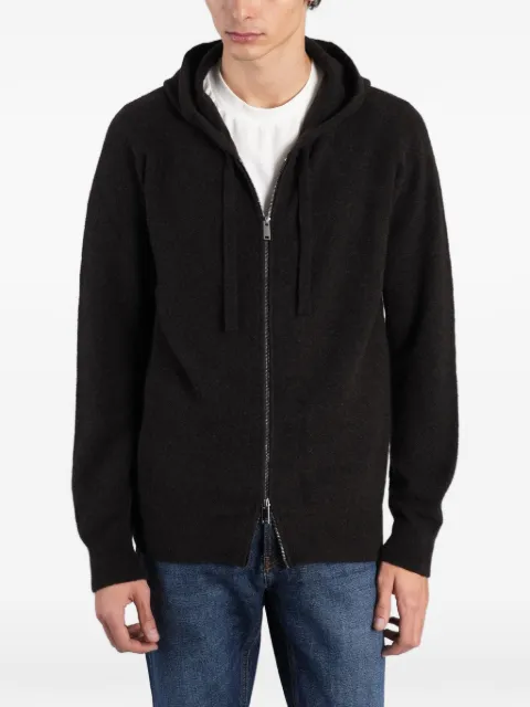 Roberto Collina zip-up knit hoodie