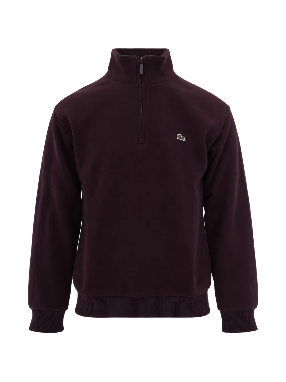 Lacoste fleece zip-neck sweatshirt - Viola
