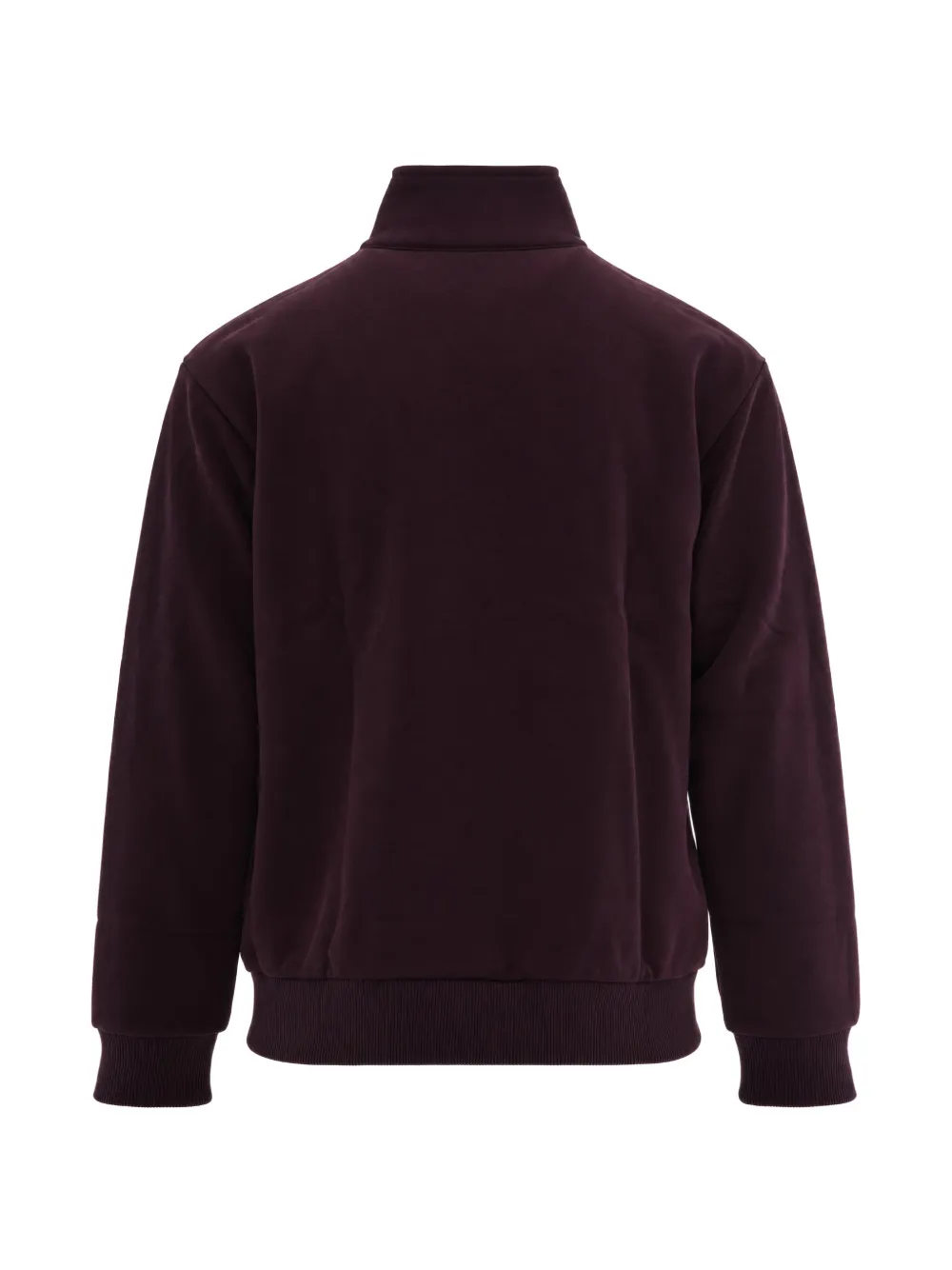 Lacoste fleece zip-neck sweatshirt Paars