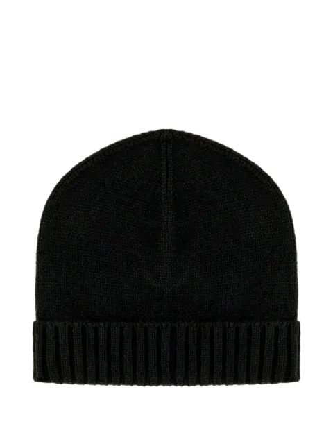 LORENZONI ribbed-knit beanie hat
