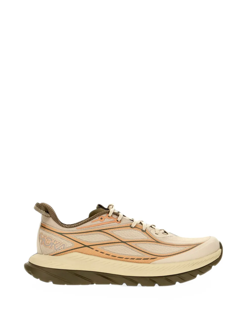 HOKA Mach panelled low-top sneakers - Nude