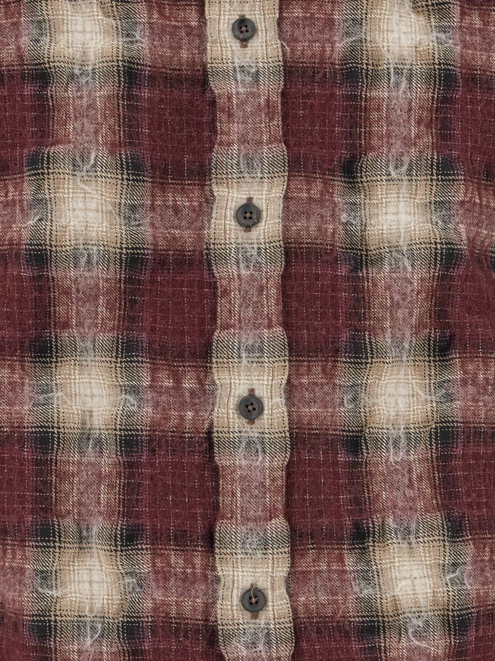 Xacus check-print shirt Rood