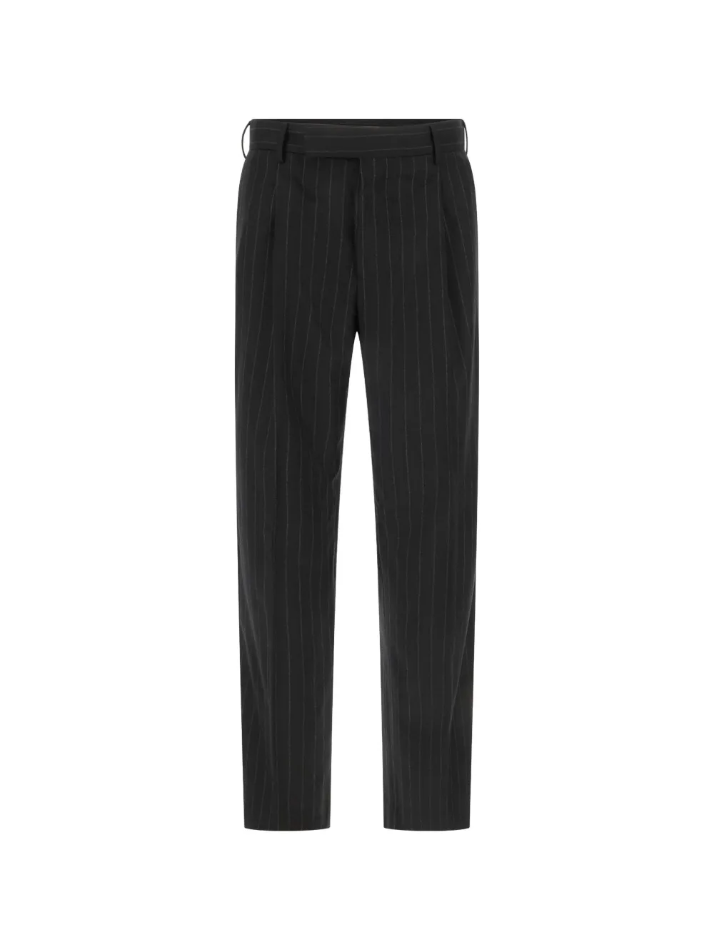PT Torino pinstripe pleated trousers Zwart
