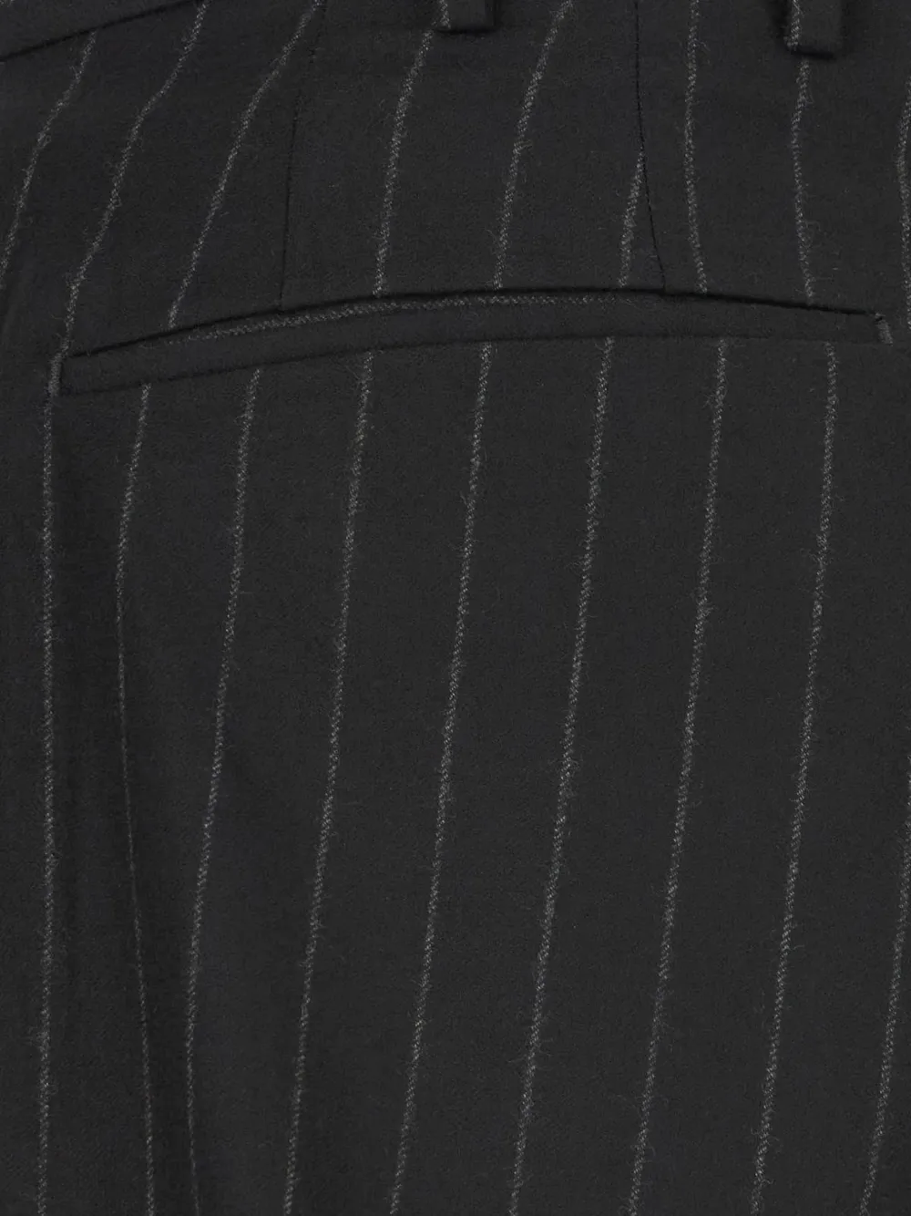 PT Torino pinstripe pleated trousers Zwart