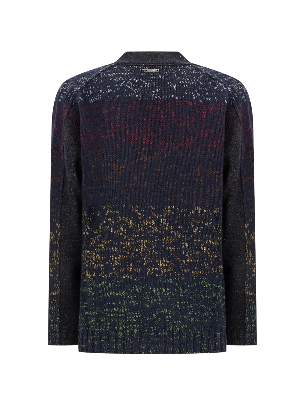 Iceberg ombre-effect knit cardigan Blauw