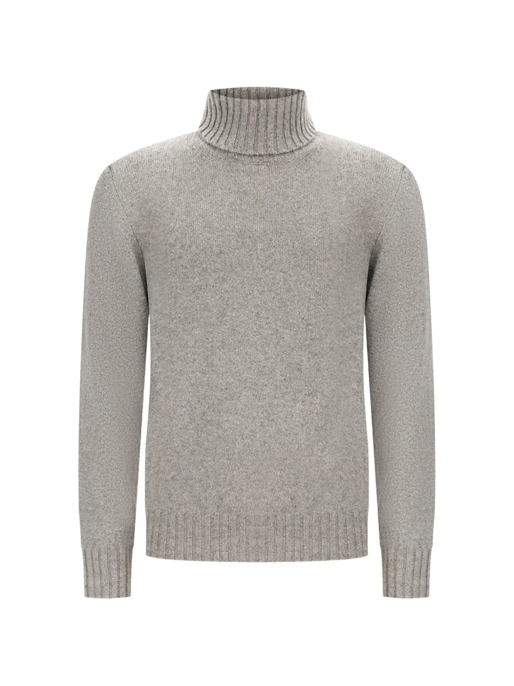 Piacenza Cashmere roll-neck ribbed-trim sweater Grijs
