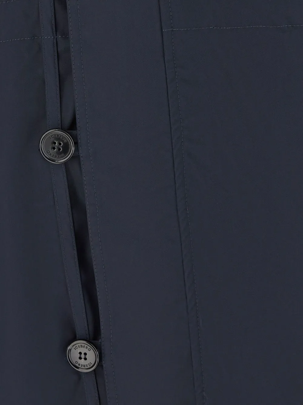 Iceberg hooded padded jacket Blauw
