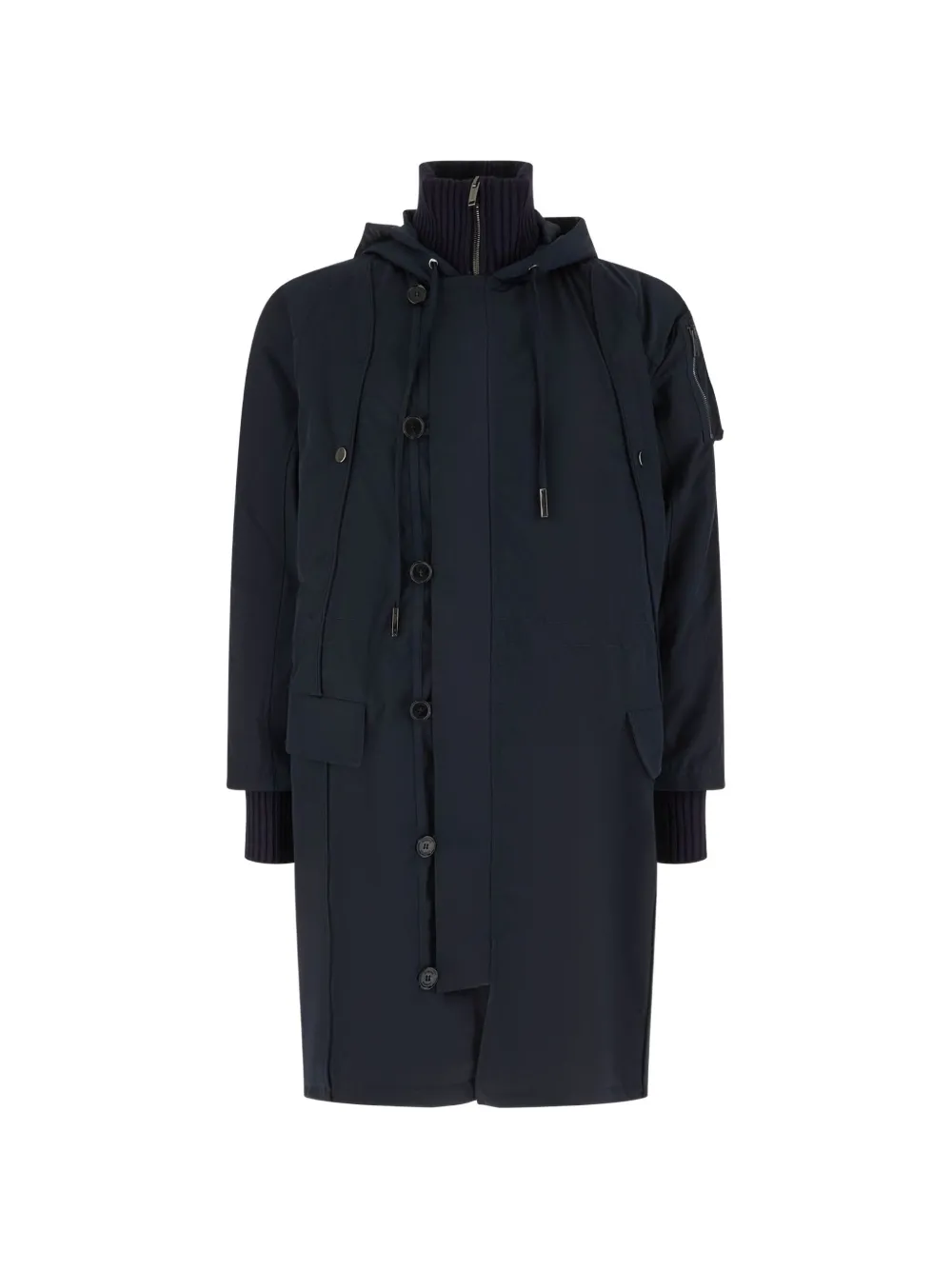 Iceberg hooded padded jacket Blauw