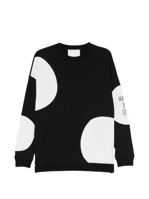Ports V polka-dot sweater