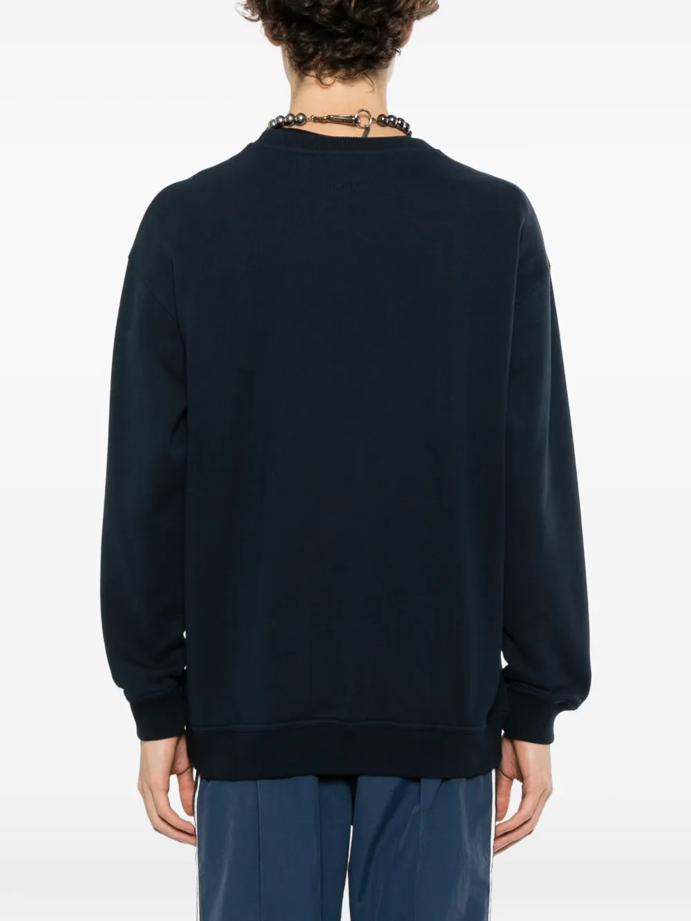 Ports V Sweater met gesp-detail Blauw