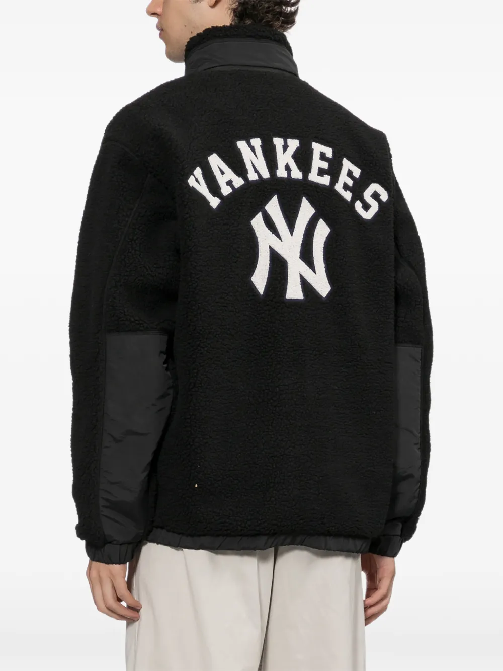 NEW ERA CAP Yankees fleecejack met logo-patch Zwart