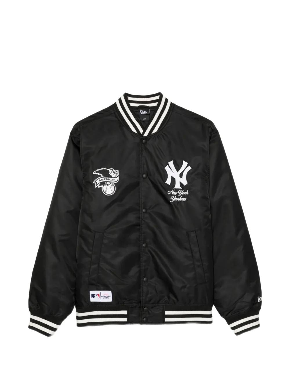 NEW ERA CAP Giacca New York Yankees con applicazione - Nero