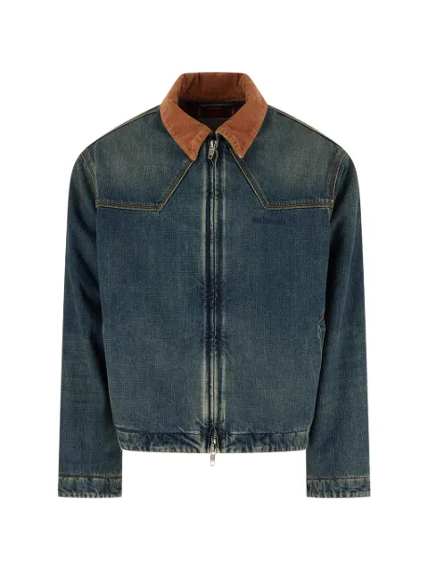 Balenciaga workwear jacket in dirty vintage blue
