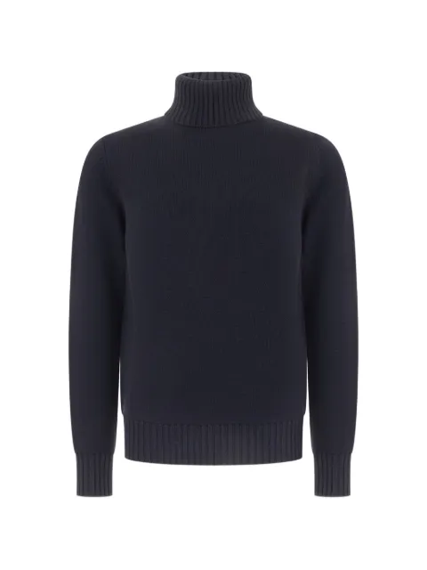 ALPHA STUDIO roll-neck fine-knit sweater