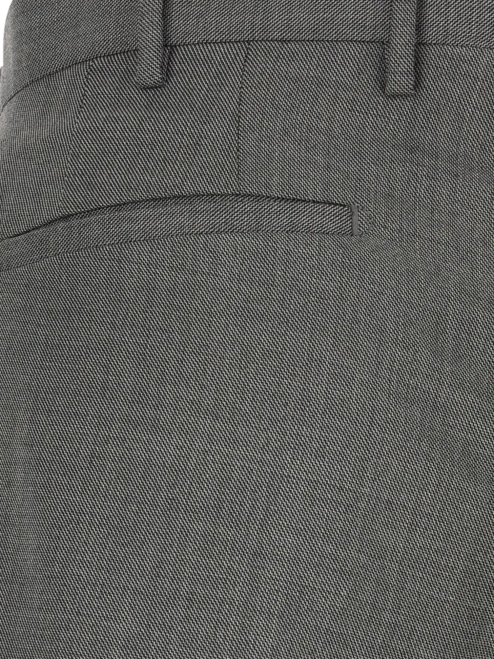 PT Torino pleated wool trousers Grijs