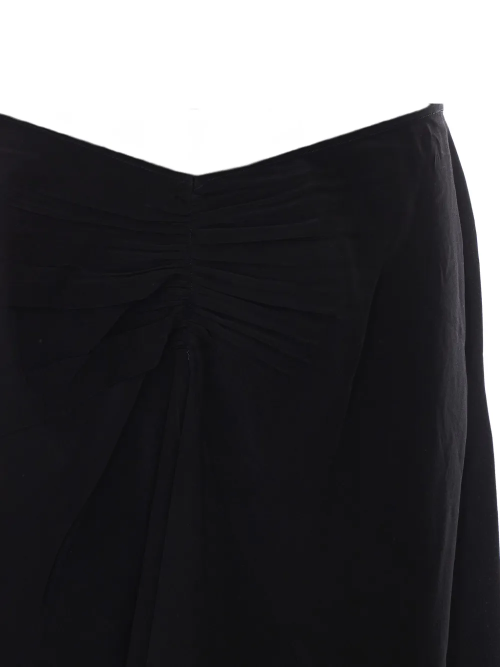ISABEL MARANT Laren ruched skirt Zwart