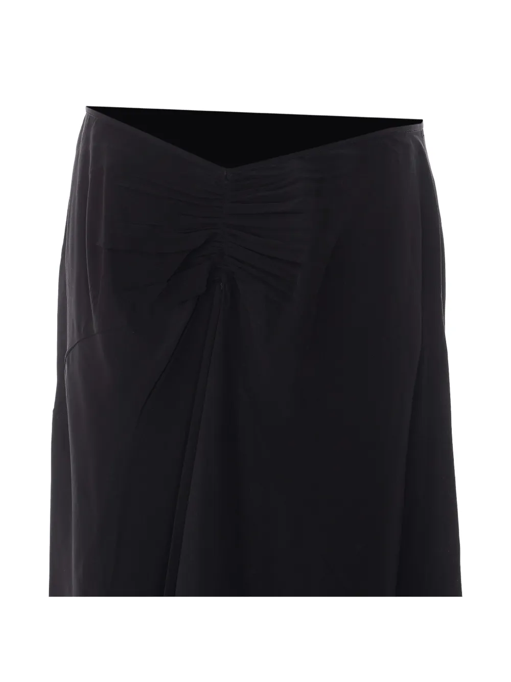 ISABEL MARANT Laren ruched skirt Zwart
