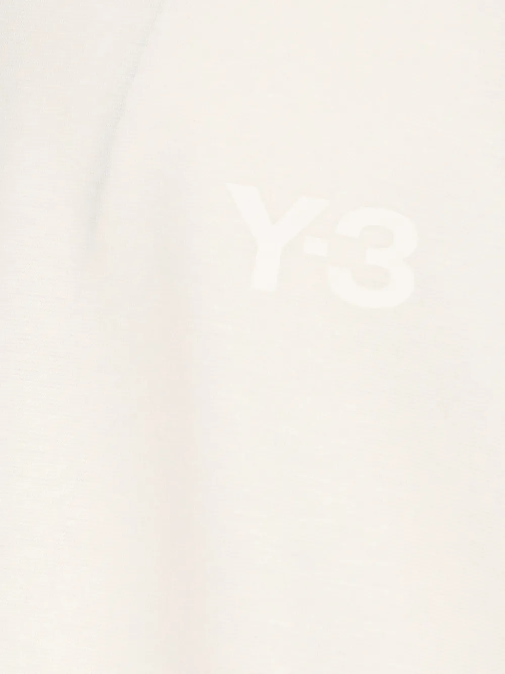 Y-3 short-sleeve 3-stripes T-shirt Beige