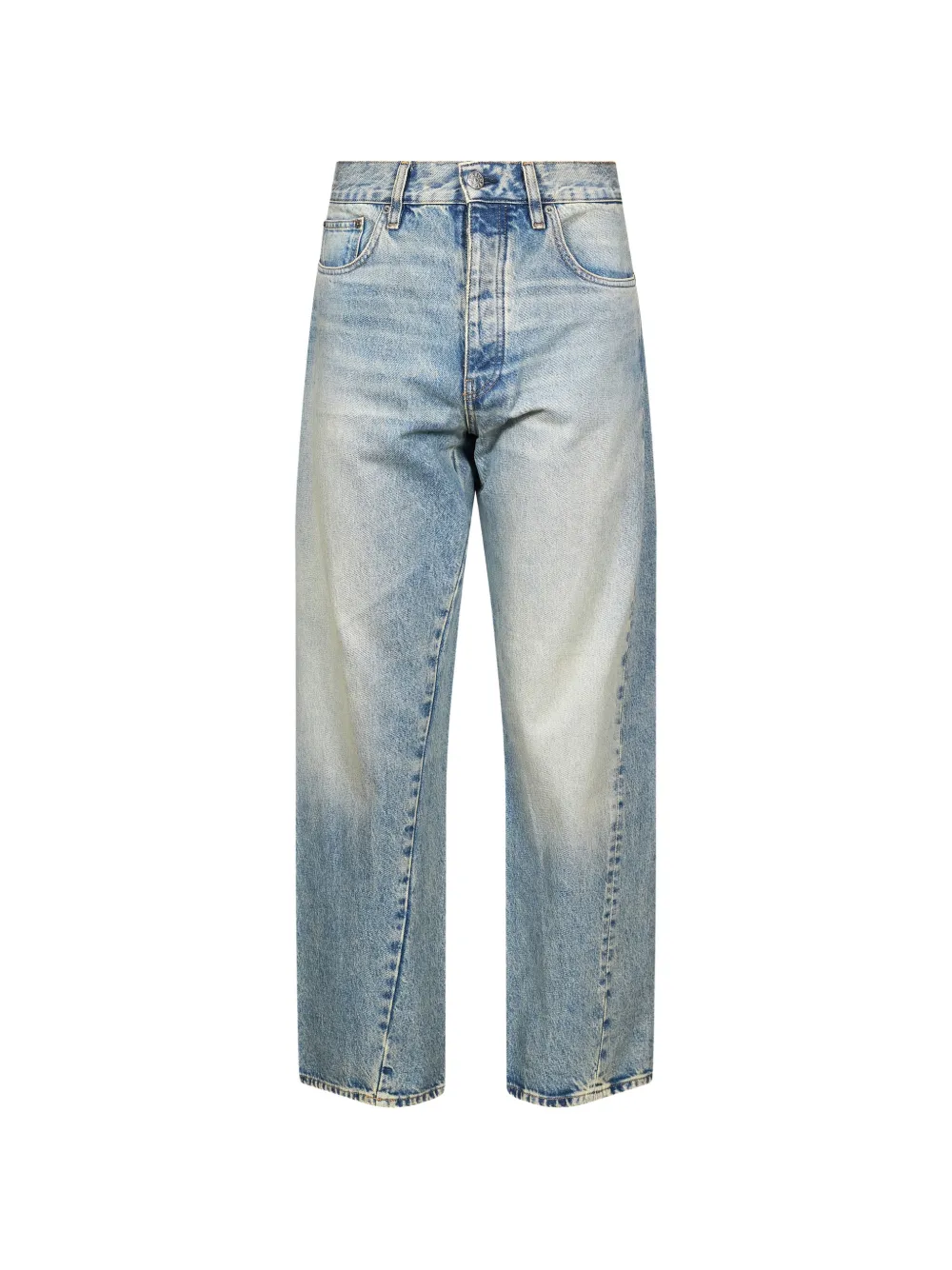 Sunflower twisted-seam wide-leg jeans - Blu