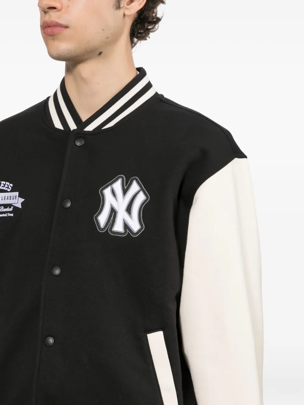 NEW ERA CAP New York Yankees varsity jacket Zwart