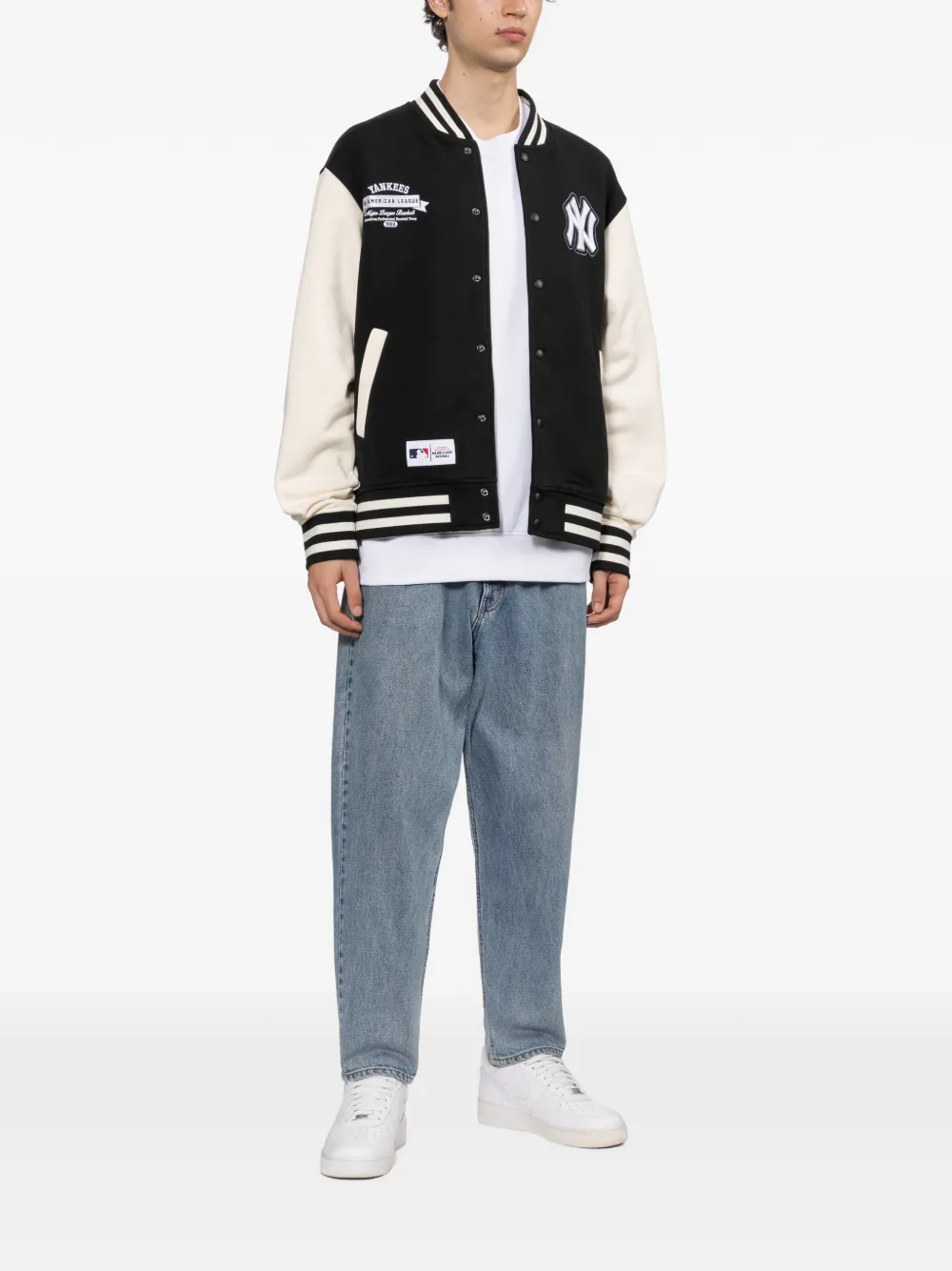 NEW ERA CAP New York Yankees varsity jacket Zwart