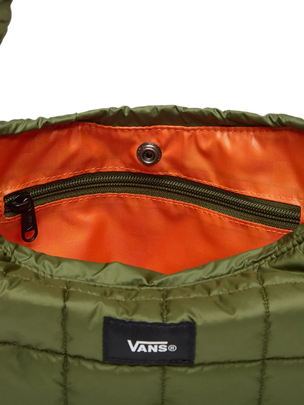 Vans quilted Katie bag green balsam Groen