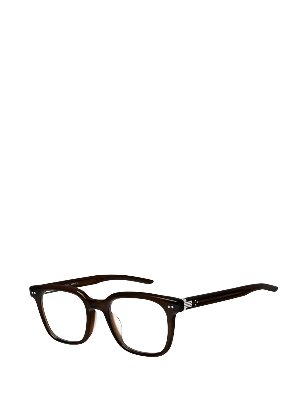 Gentle Monster Cav square-frame glasses Bruin