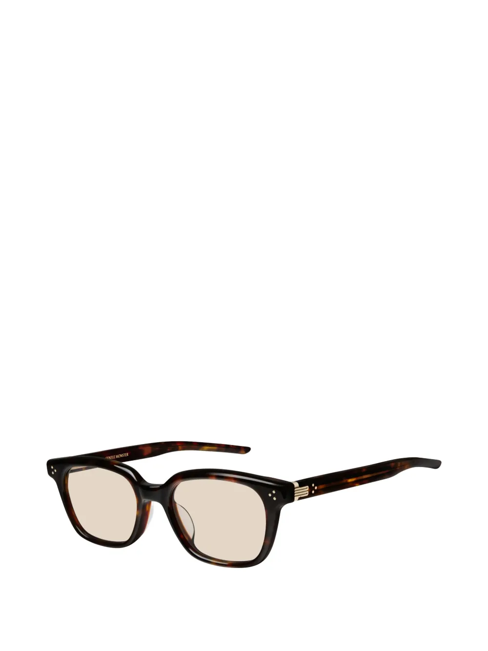 Gentle Monster Cord T1 rectangle-frame sunglasses Bruin