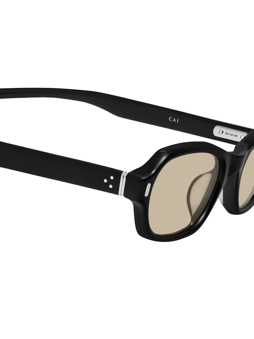 Gentle Monster Cai 01 oval-frame sunglasses Zwart