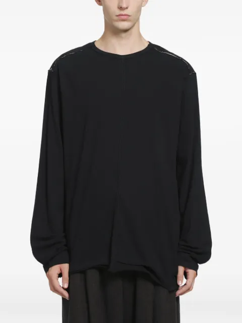 Ziggy Chen front-seam long-sleeve T-shirt