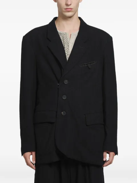 Ziggy Chen wrap-closure blazer