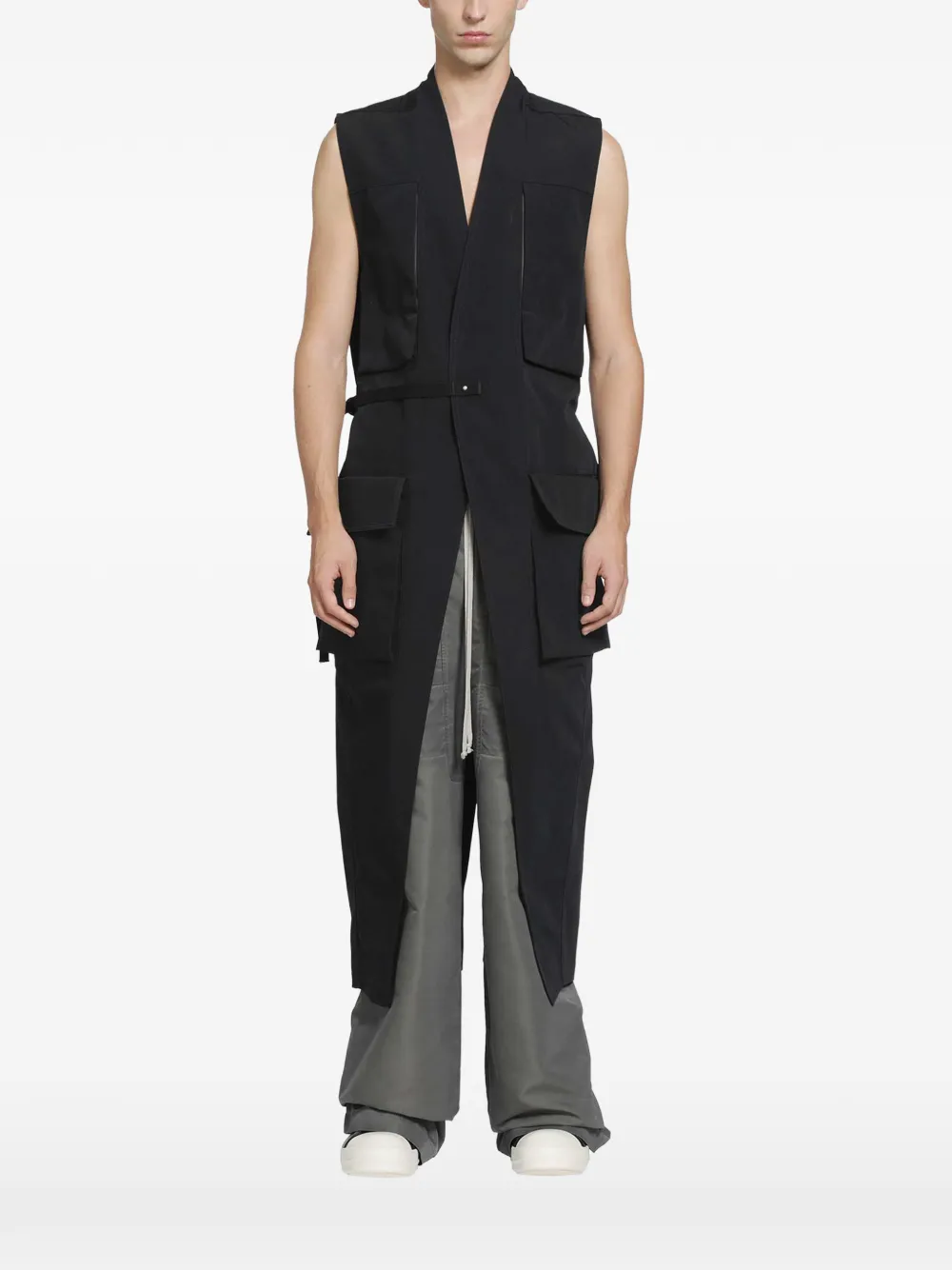 Rick Owens Tower Lab cargo vest - Schwarz