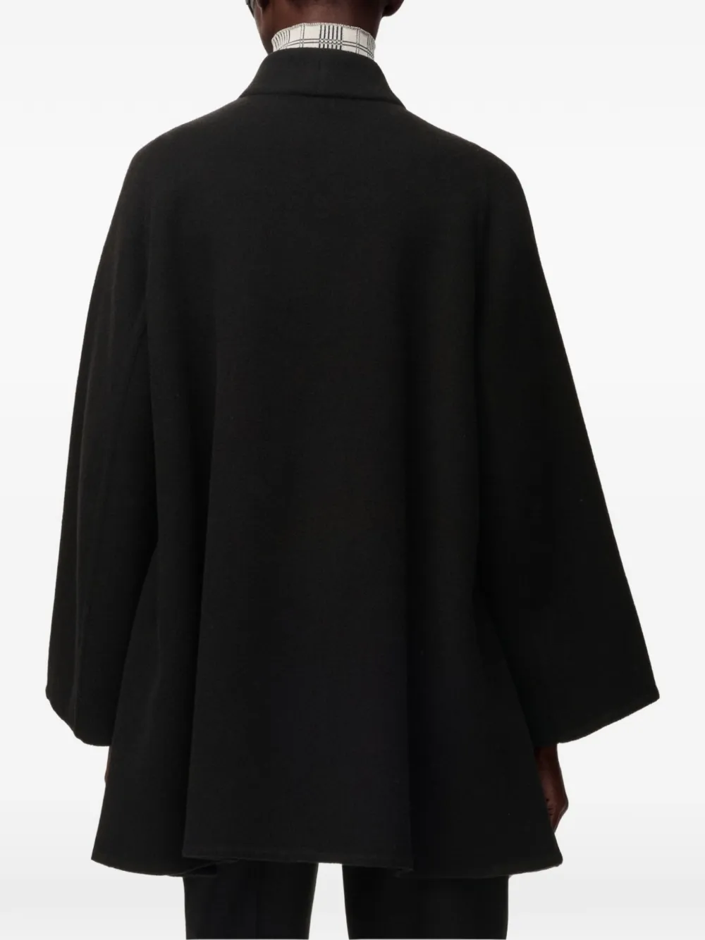LOEWE short coat in wool and cashmere Zwart