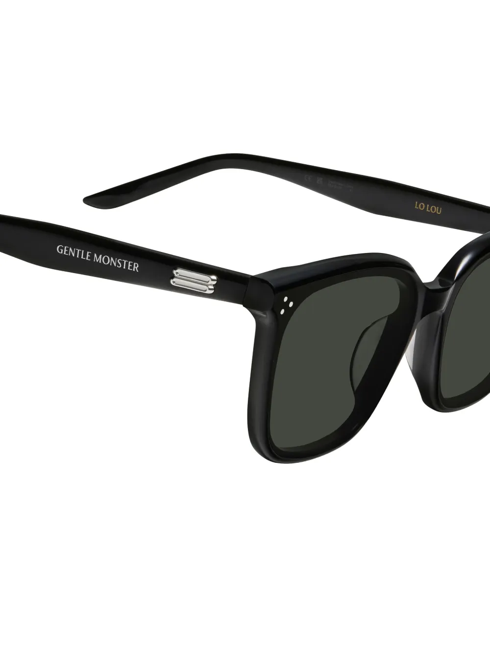 Gentle Monster Lo Lou 01 square-frame sunglasses Zwart