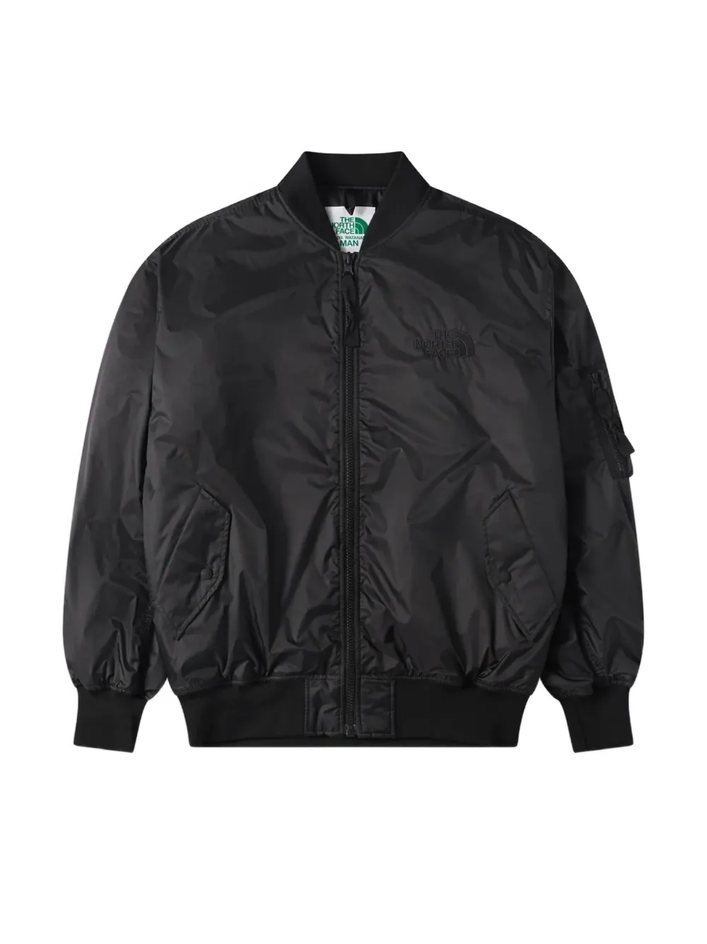 The North Face X eYe Junya Watanabe Man logo-embroidered bomber jacket Zwart
