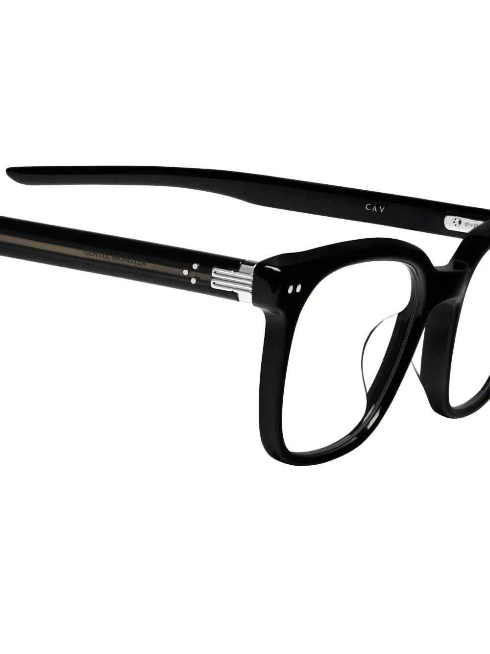 Gentle Monster Cav 01 square-frame glasses Zwart