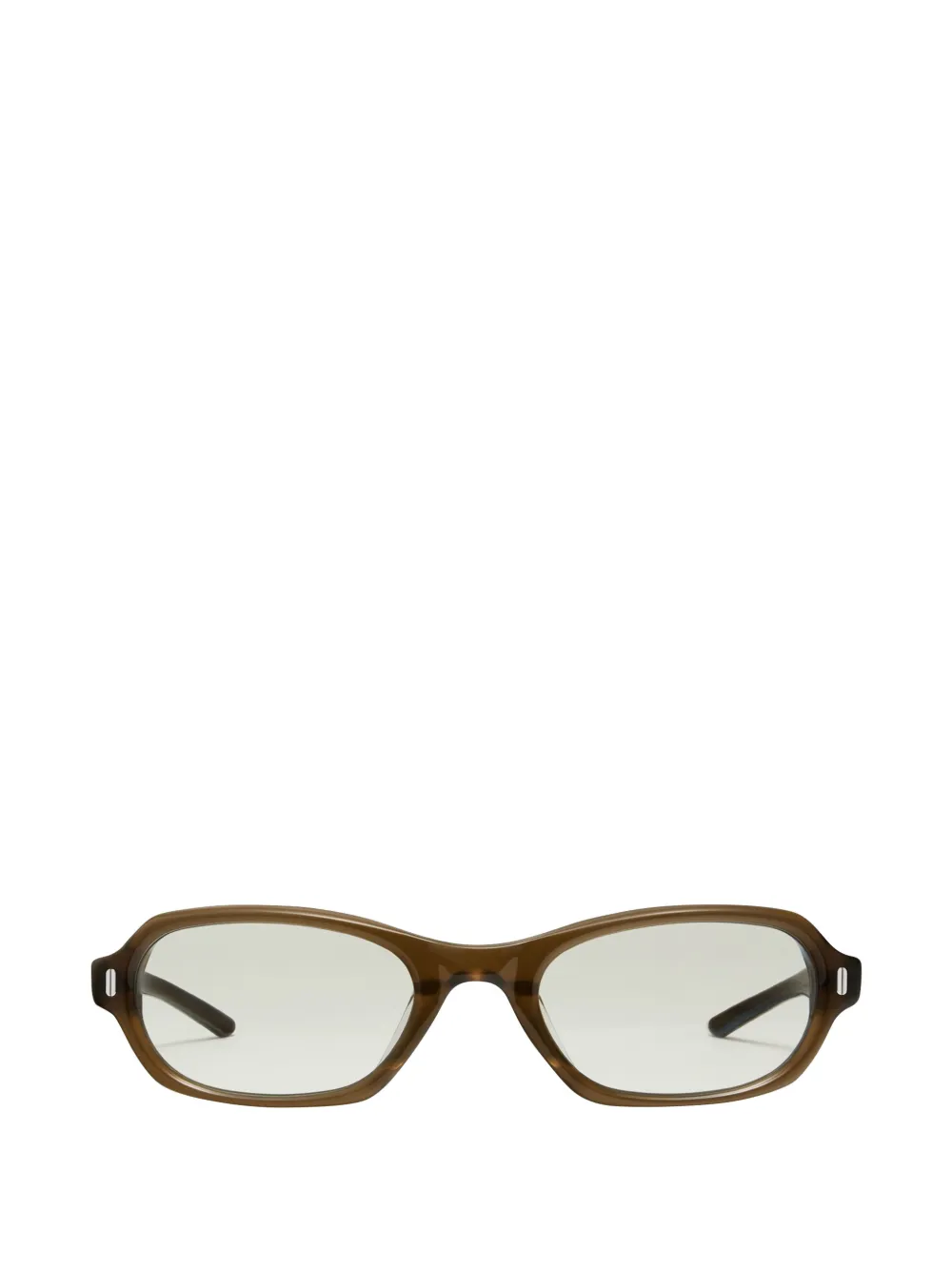 Gentle Monster Cai rectangle-frame sunglasses in Brown