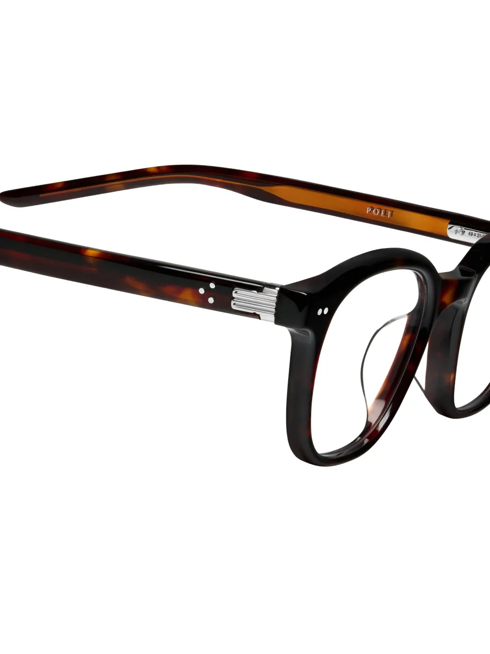 Gentle Monster Poet T1 rectangle-frame glasses Bruin