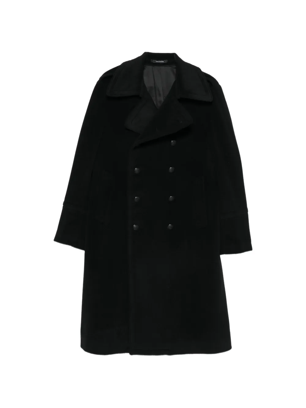 Tagliatore double-breasted martingala coat Zwart
