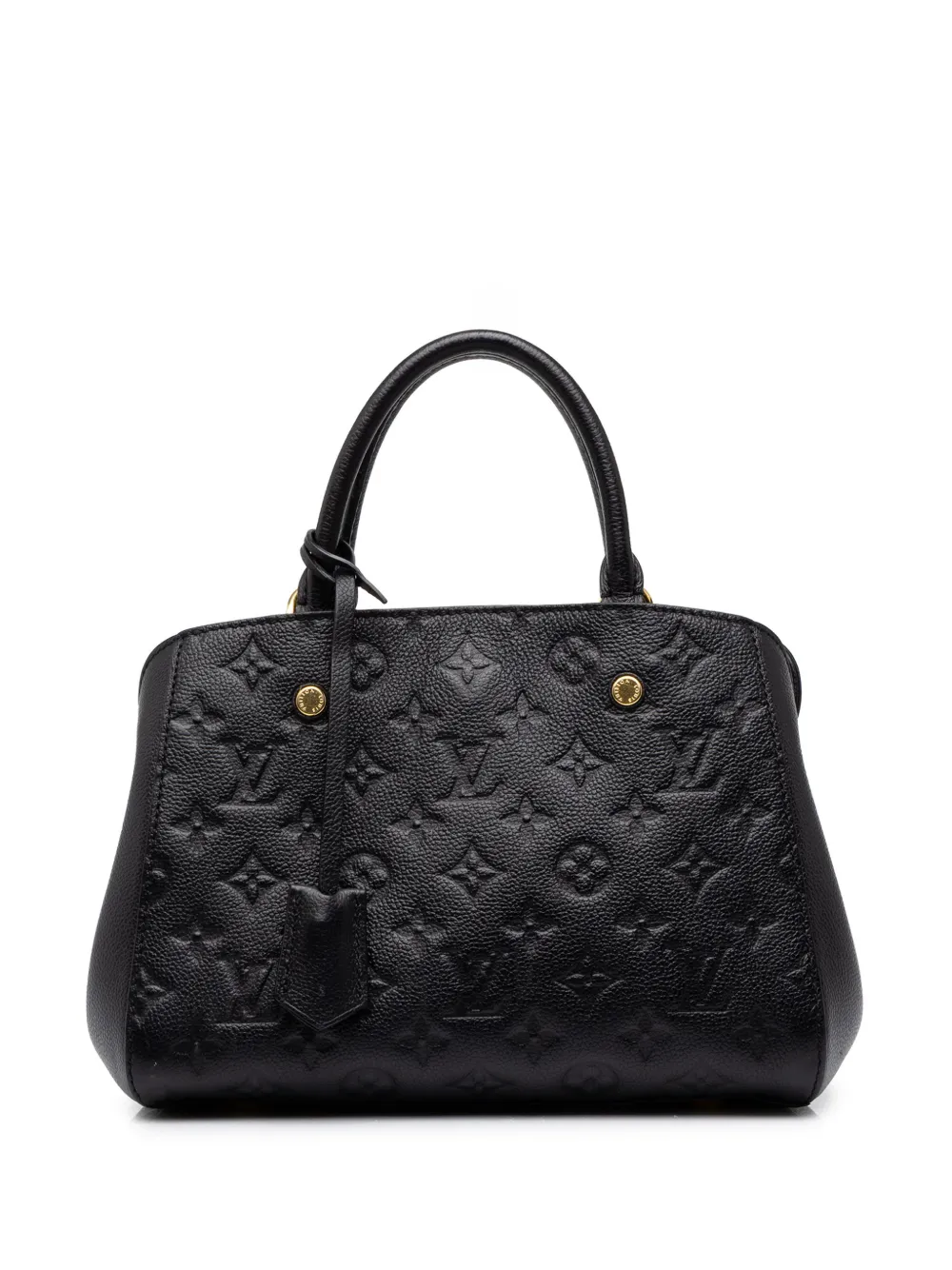 Louis Vuitton Pre-Owned 2018 Monogram Empreinte Montaigne BB satchel - Nero