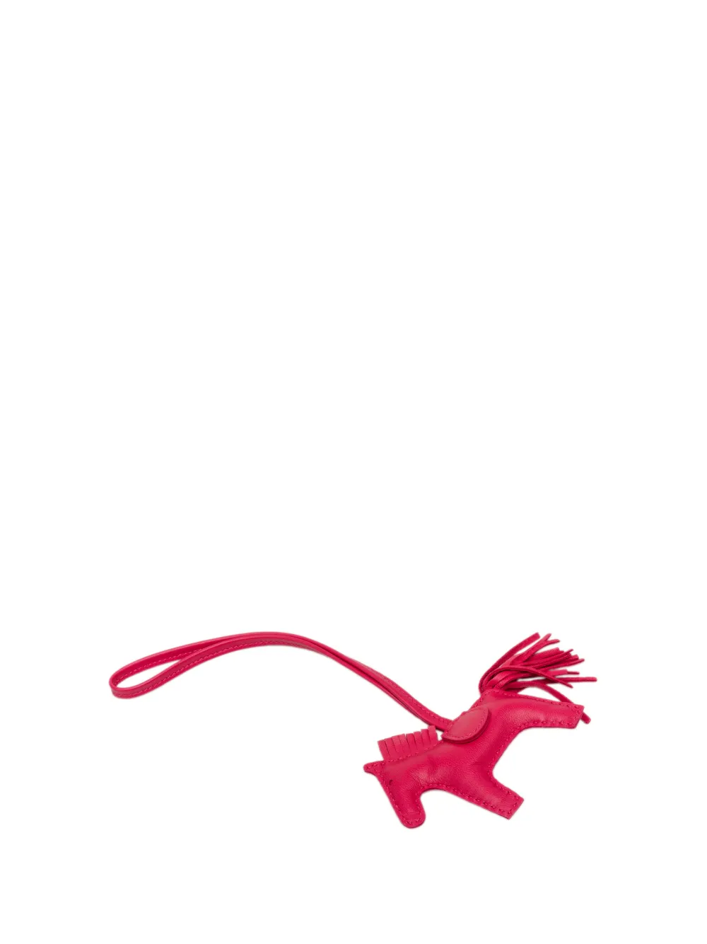 Hermès Pre-Owned 2020 Milo Lambskin GriGri Rodeo Bag Charm PM key chain - Rosa