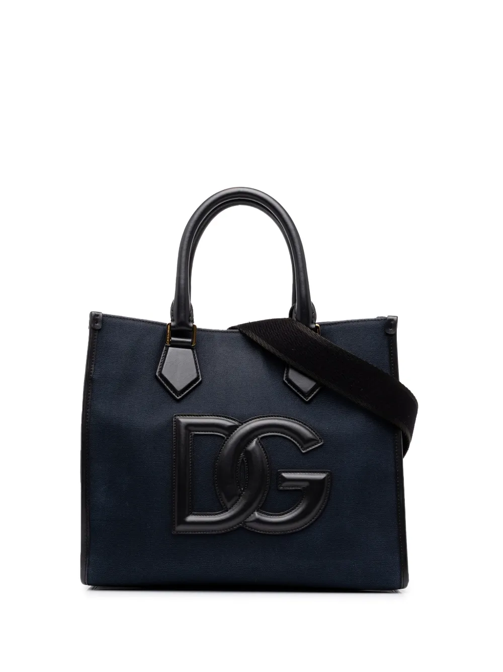 Dolce & Gabbana Pre-Owned 2020-2026 Canvas DG Logo Shopper Tote satchel - Blau