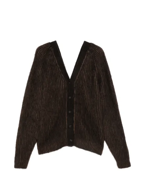 RAME ribbed-knit V-neck cardigan