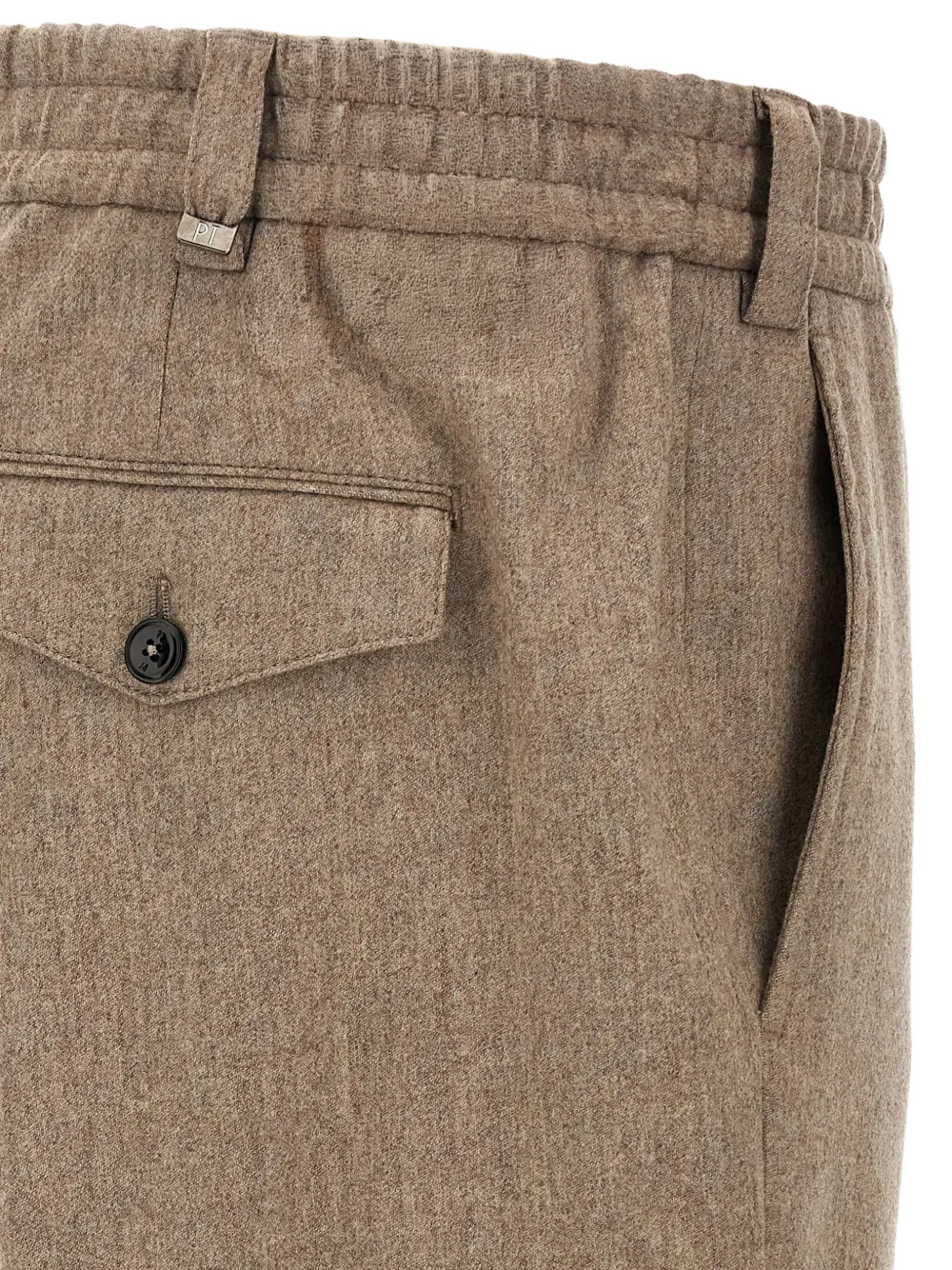PT Torino The Rebel tapered-fit trousers Bruin
