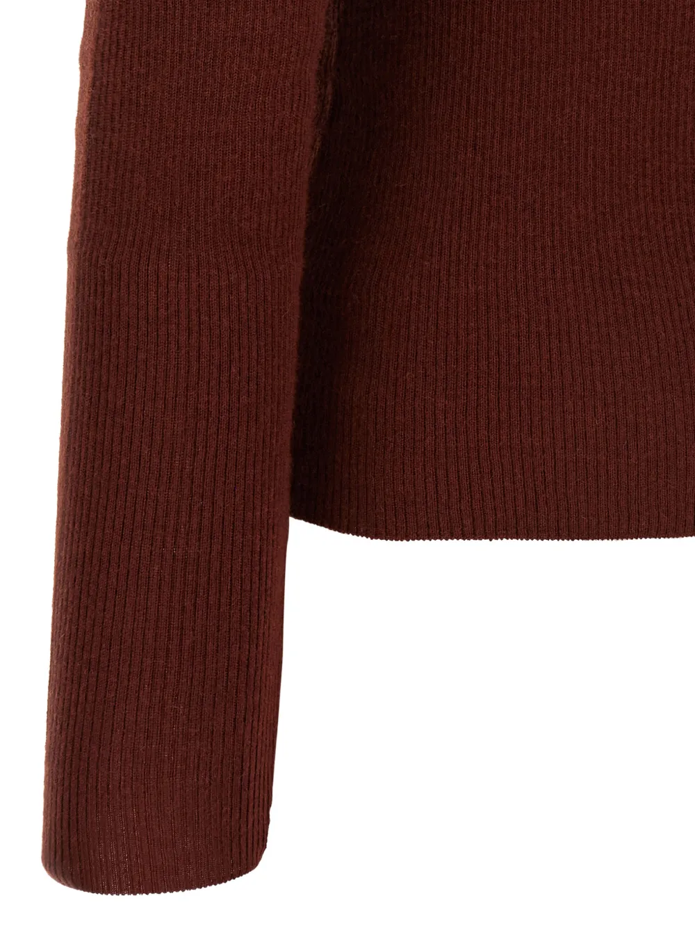 Max Mara Angel geribde top van kasjmier Rood